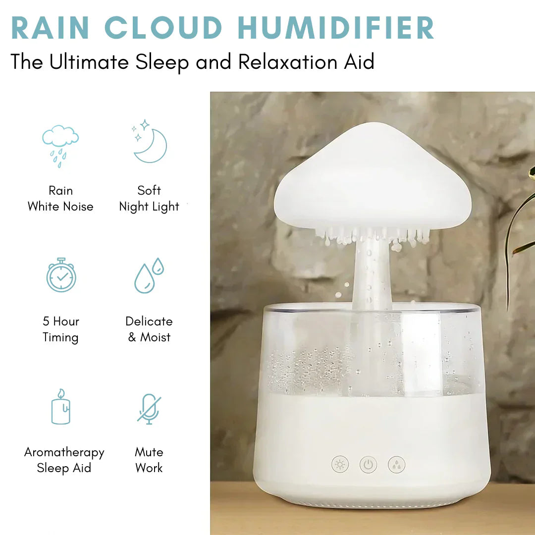 Rain Cloud Humidifier With LED