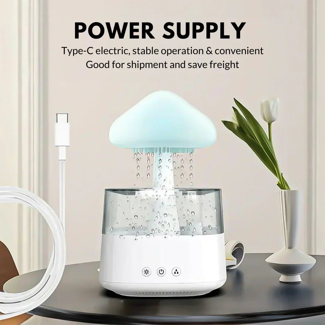 Rain Cloud Humidifier With LED