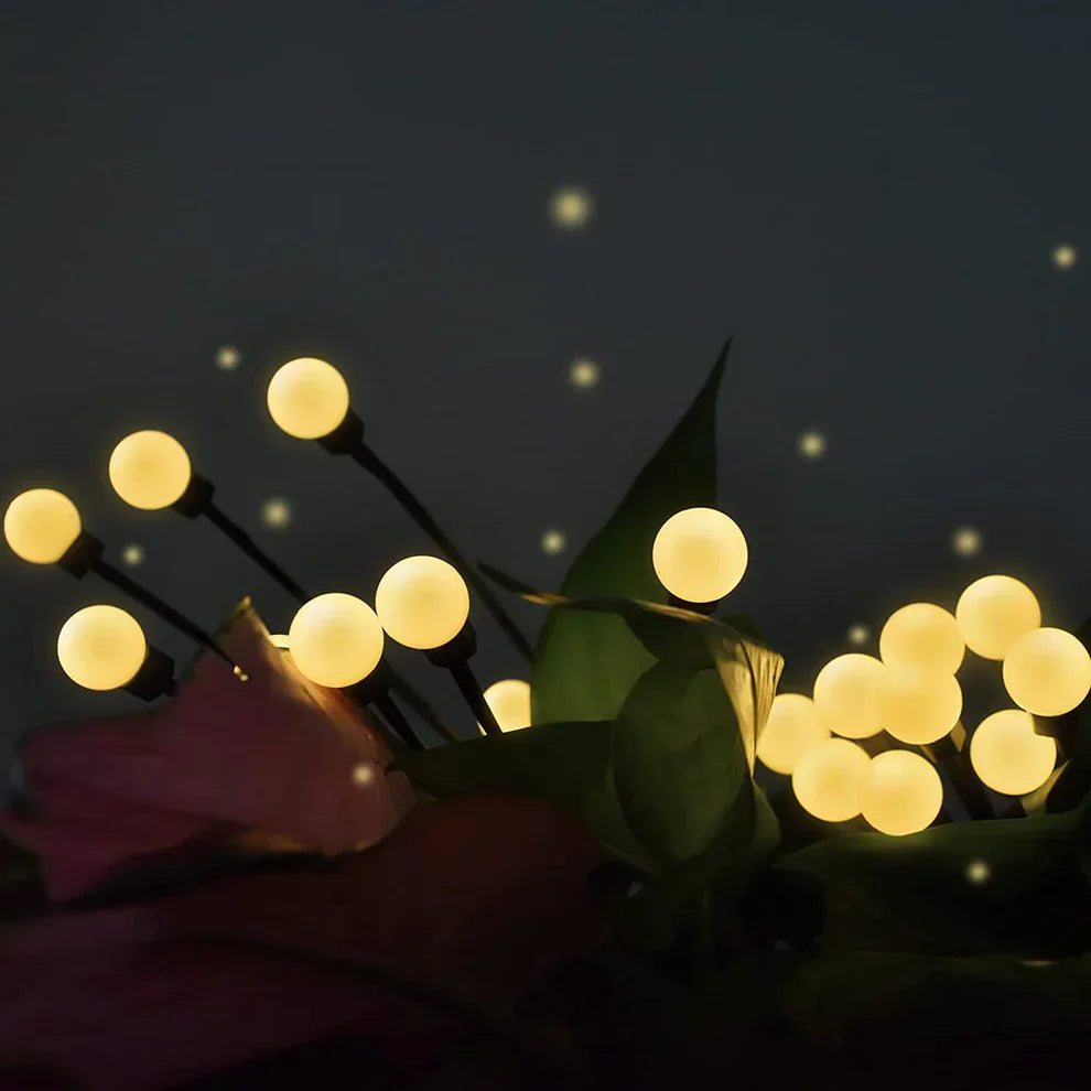 Enchanting Firefly Lights : Solar Powered Garden Lights