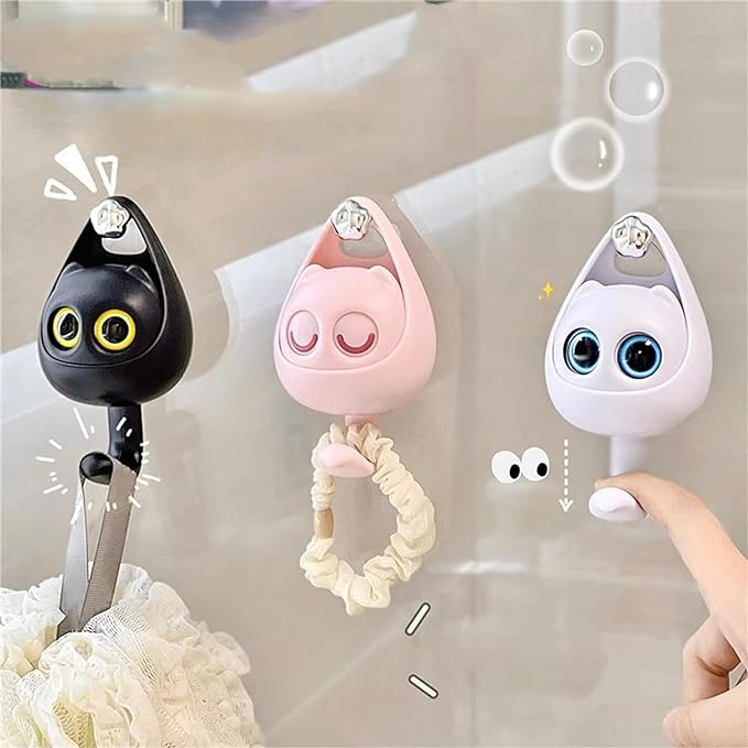 Cute Wink Cat Hooks