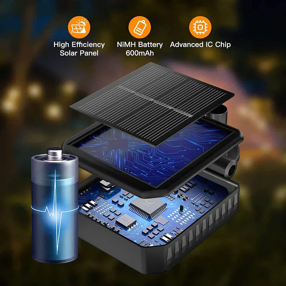 Enchanting Firefly Lights : Solar Powered Garden Lights