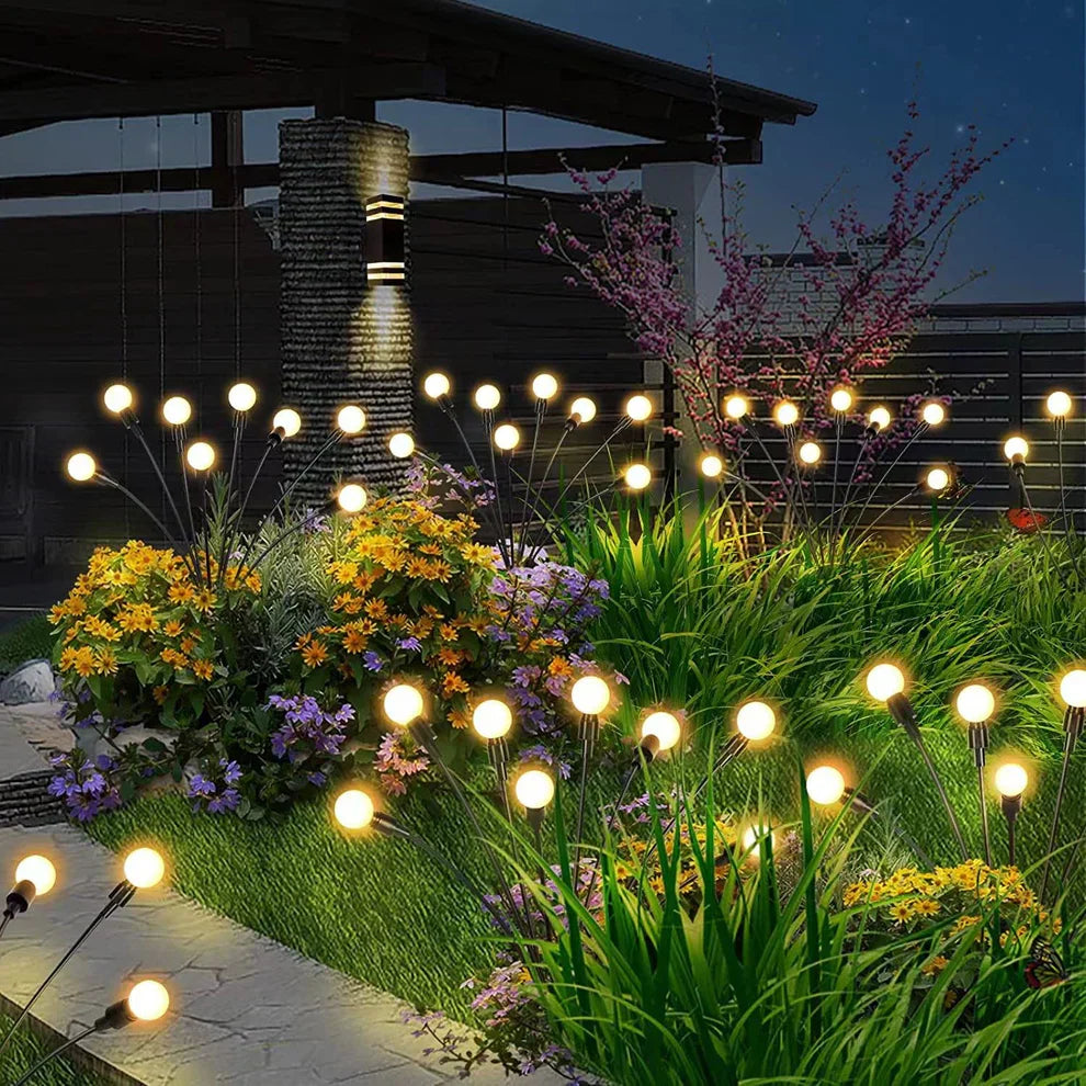 Enchanting Firefly Lights : Solar Powered Garden Lights