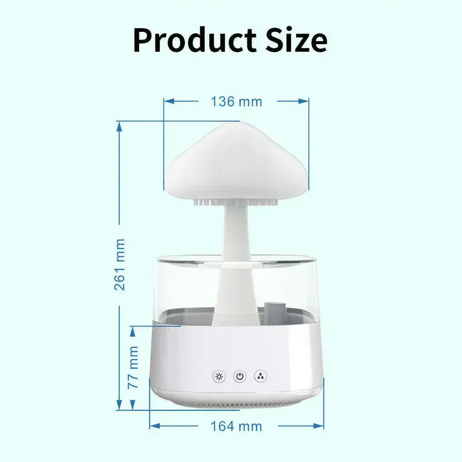 Rain Cloud Humidifier With LED
