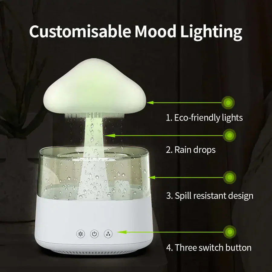 Rain Cloud Humidifier With LED