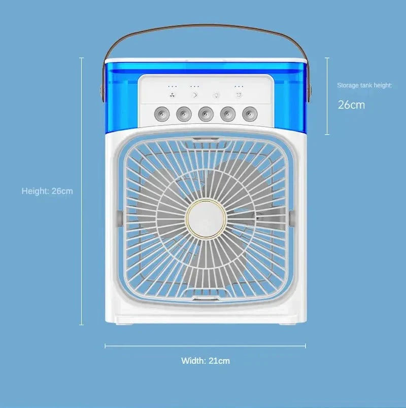 Portable Air Cooler Fan with RGB Lights
