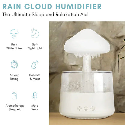 Rain Cloud Humidifier With LED