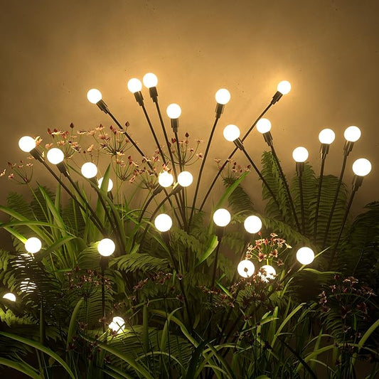 Enchanting Firefly Lights : Solar Powered Garden Lights